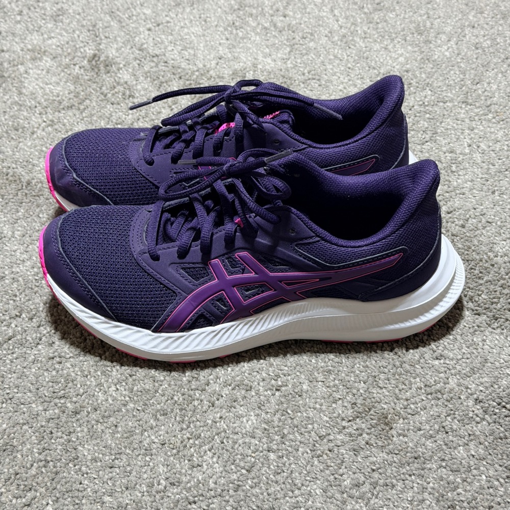 Asics Jolt 4 Womens Running Shoes Purple Pink Athletic Sneakers 1012B421 US 6.5